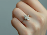 Slim Your Finger Silhouette with a Marquise Diamond Ring