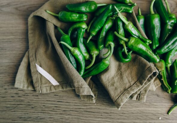 Hatch chile peppers