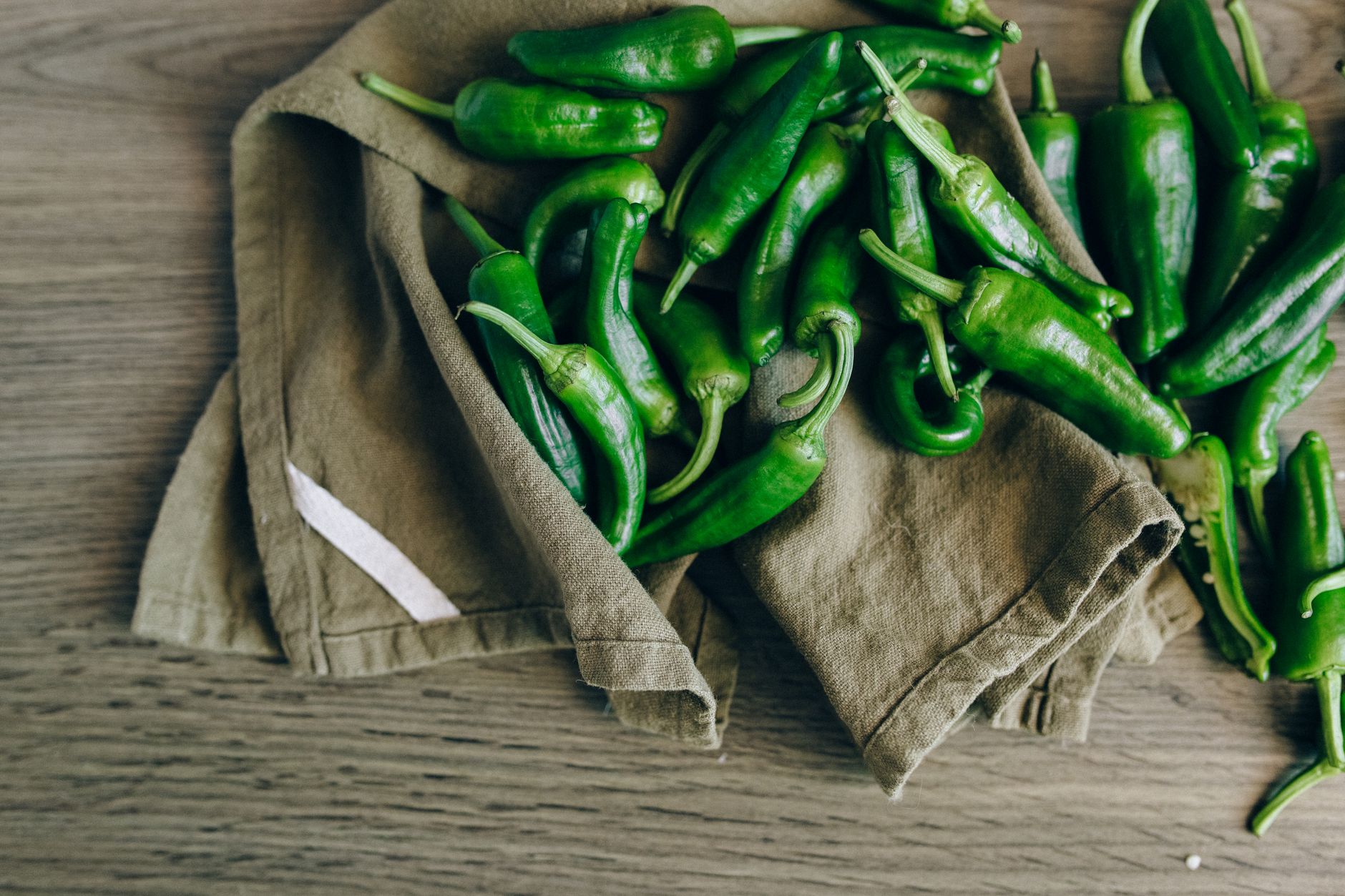 Hatch chile peppers